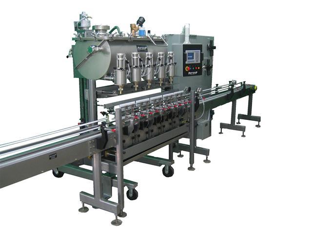Head In-Line Automatic Net Weight Pail Filling & Closing Machine